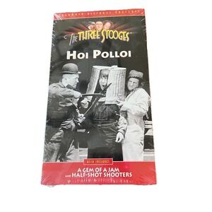 The Three Stooges Hoi Polloi VHS Vintage Classic New Sealed‎ 1996